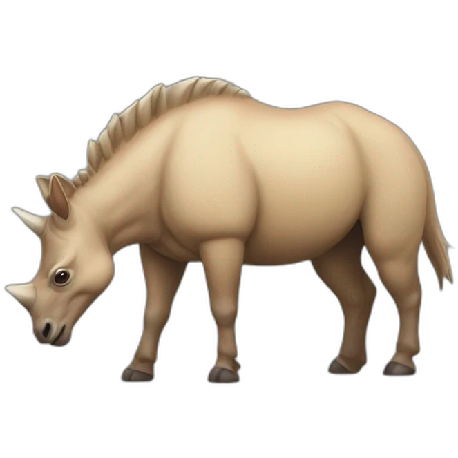Rinoceronte furioso emoji