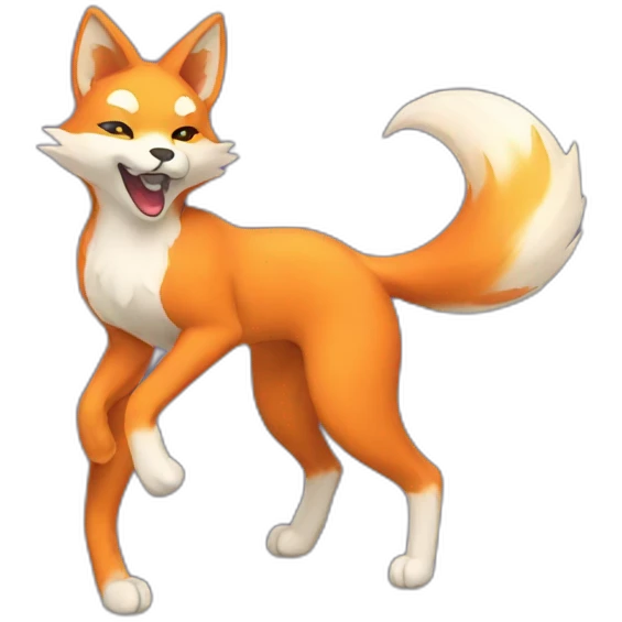dance Kitsune  emoji