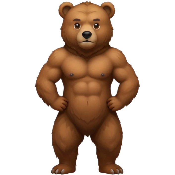 Urso mal emoji