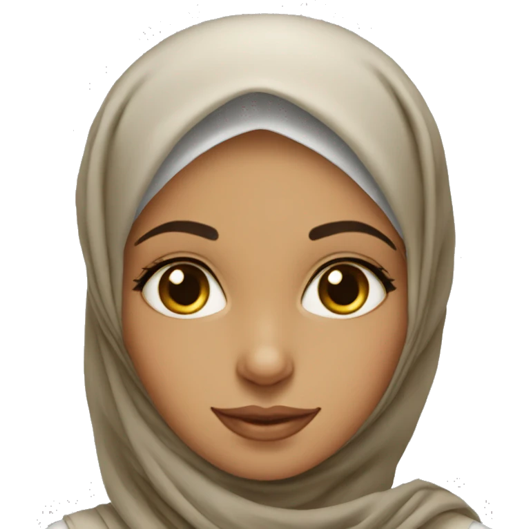 a hijabi Egyptian girl emoji