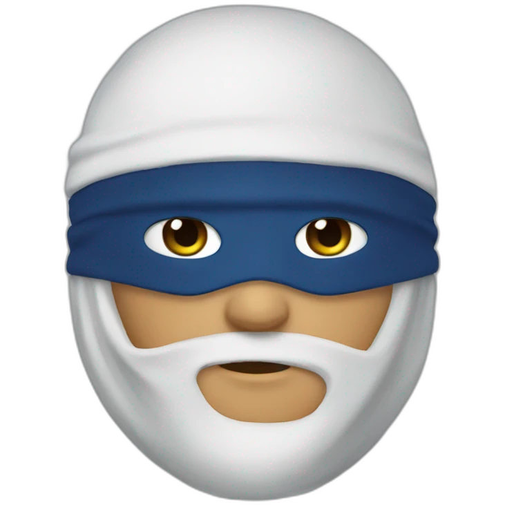 blue ninja emoji