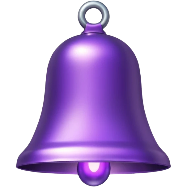 purple bell emoji