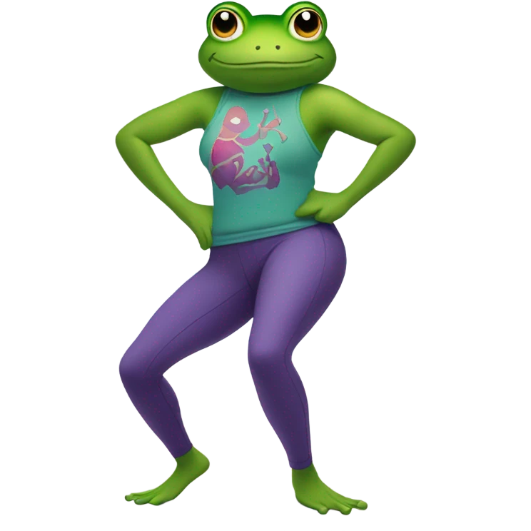 Frog in lululemon  emoji