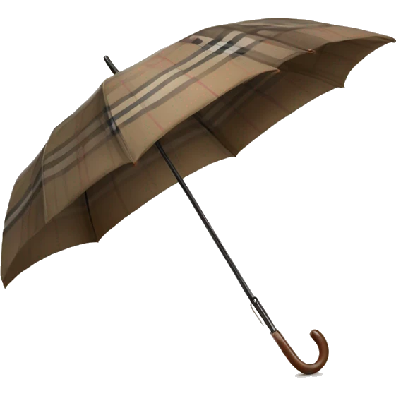 Burberry umbrella emoji