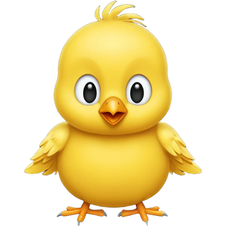 Tweety bird emoji