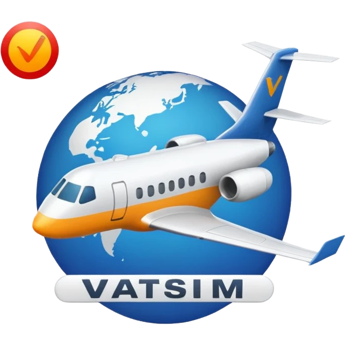 Create an image which says I love VATSIM emoji