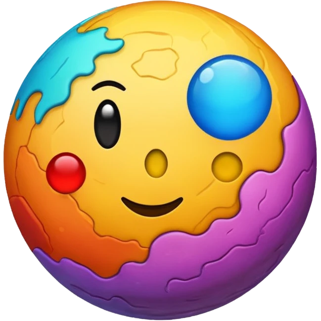 Has un planeta de emojis  emoji