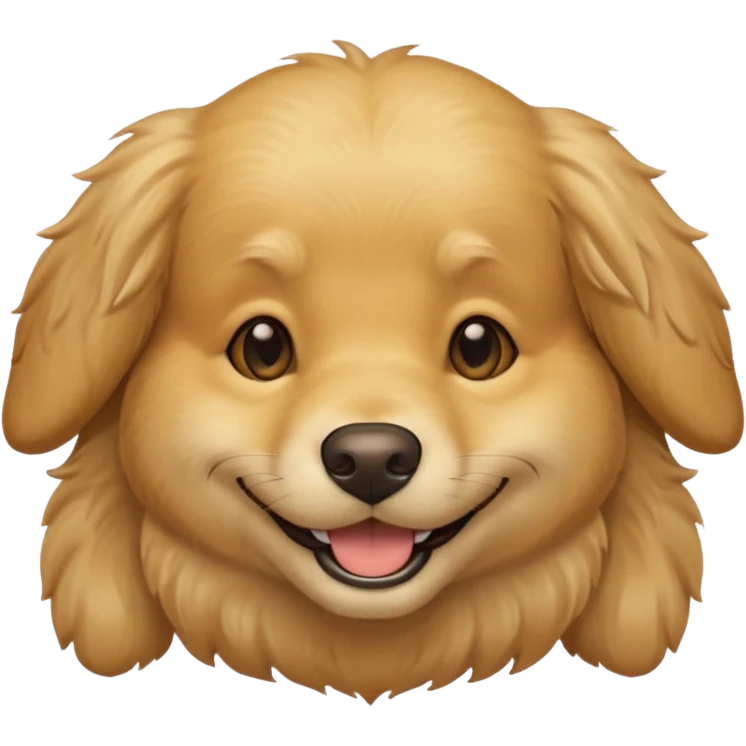 golden dog  emoji
