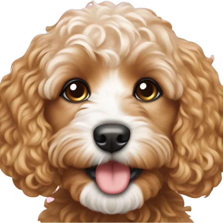 Cavapoo puppy emoji