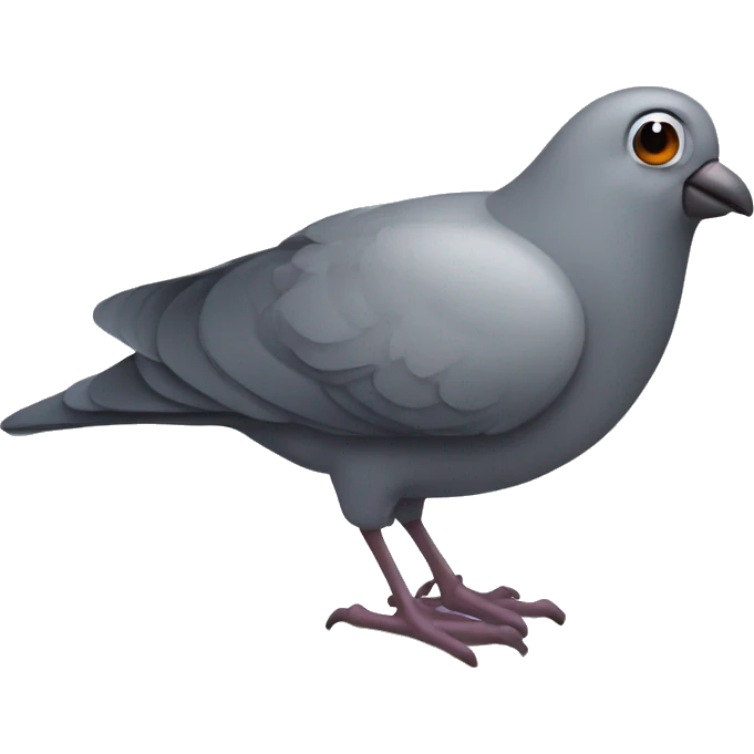 bug with pigeon head emoji