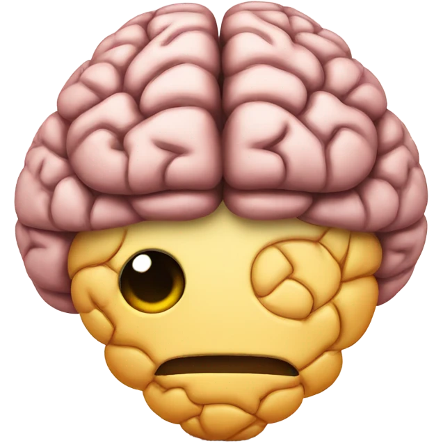 brain with food emoji