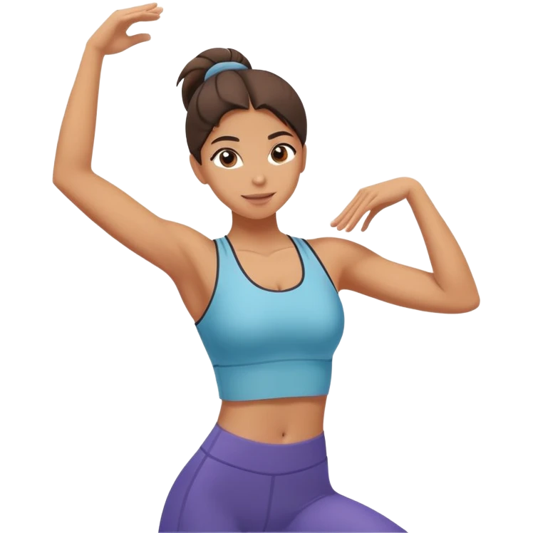 Pilates girl emoji