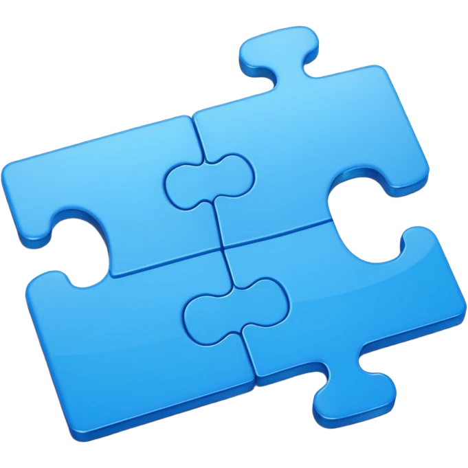 one single Puzzle Piece emoji