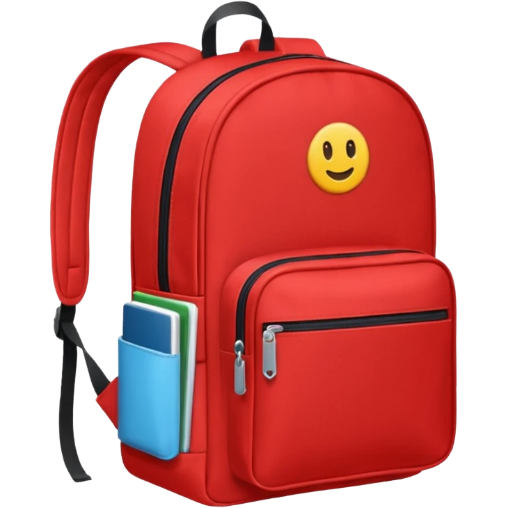 red student backpack emoji