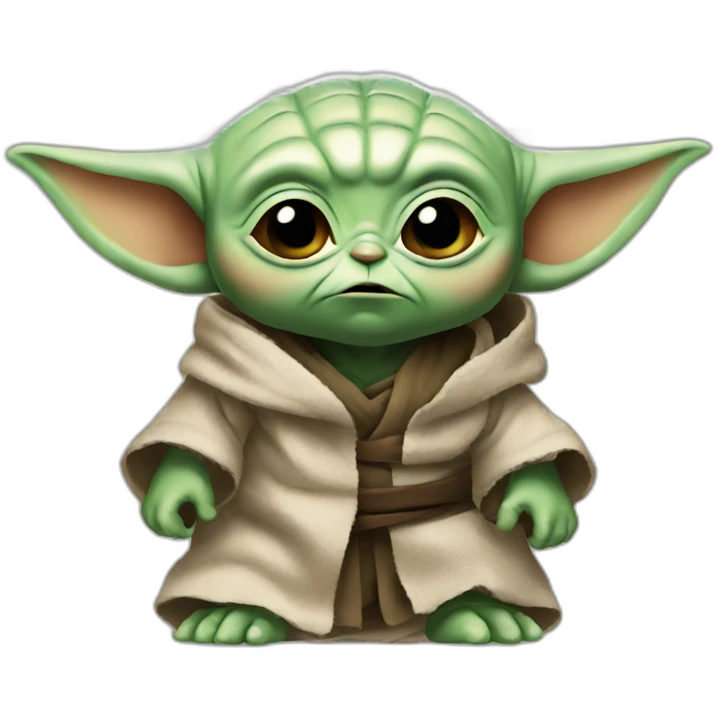 baby yoda angry emoji