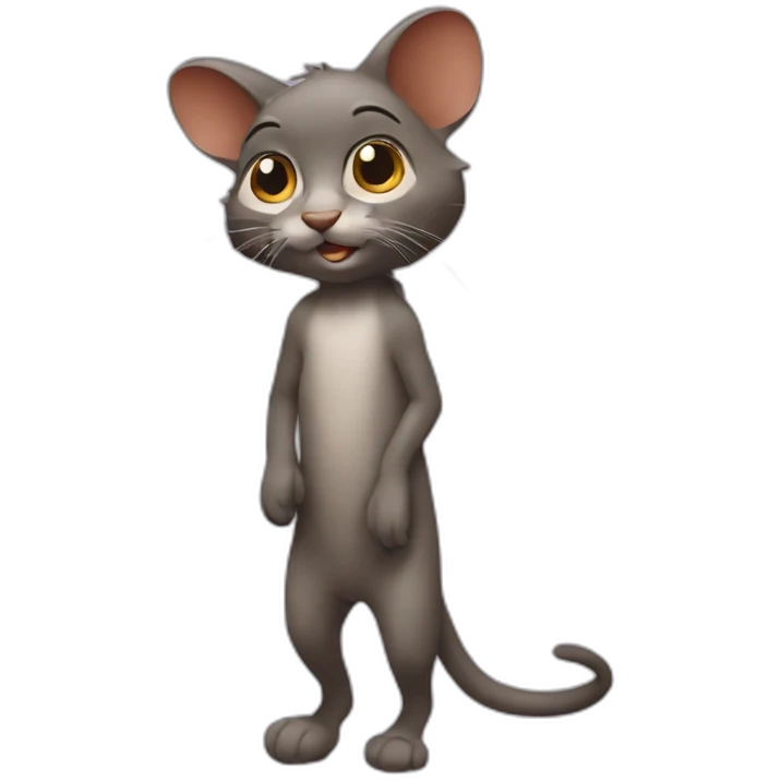 Chat qui fait câlin a un raton-laveur emoji