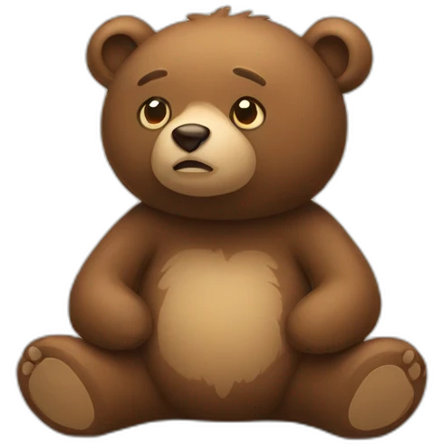 lonely-bear emoji