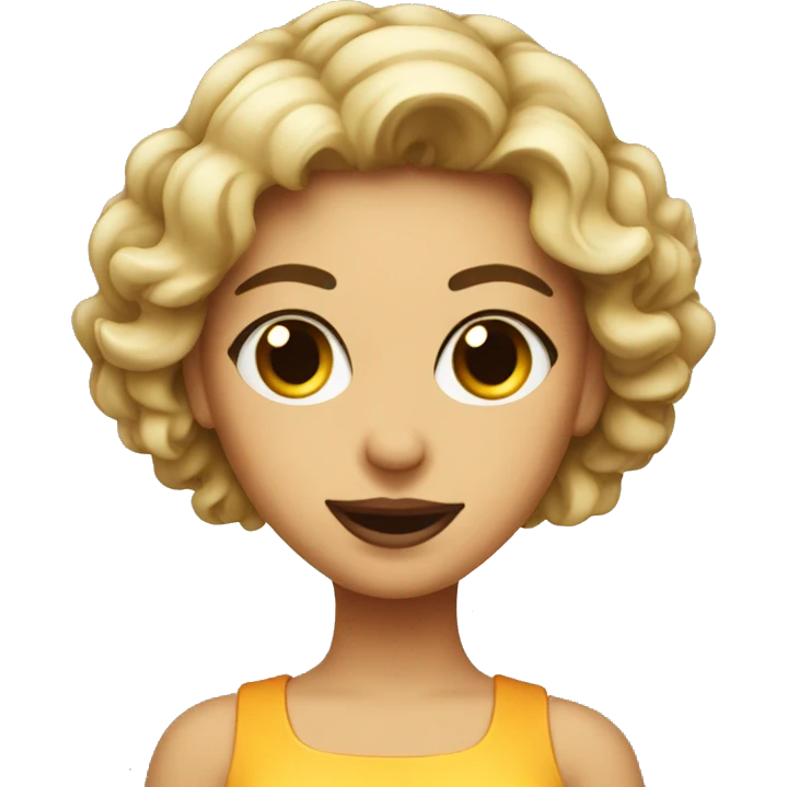 Funny girl cocktail  emoji