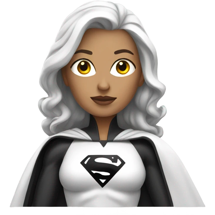 White superwoman emoji