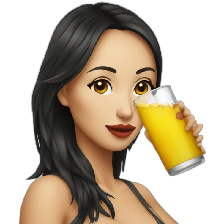 katsuni drinking emoji