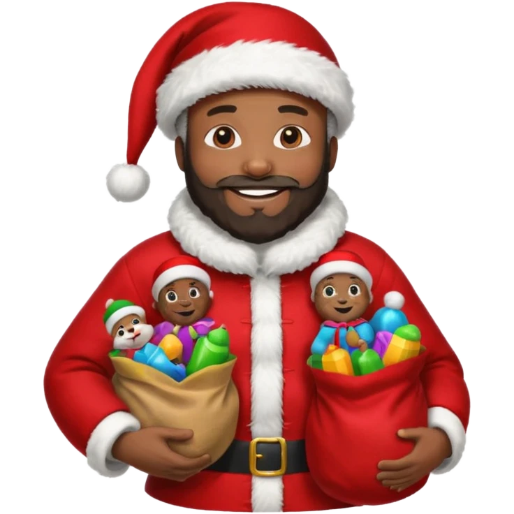 Black Santa  emoji