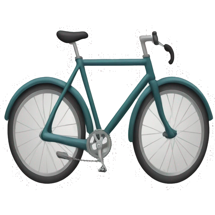 A bwron bike emoji