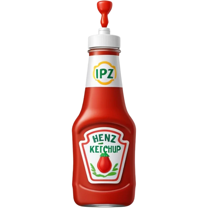 upside-down Heinz ketchup Squeeze bottle emoji