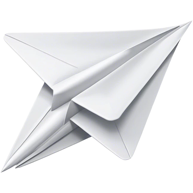 paper plane send message) emoji