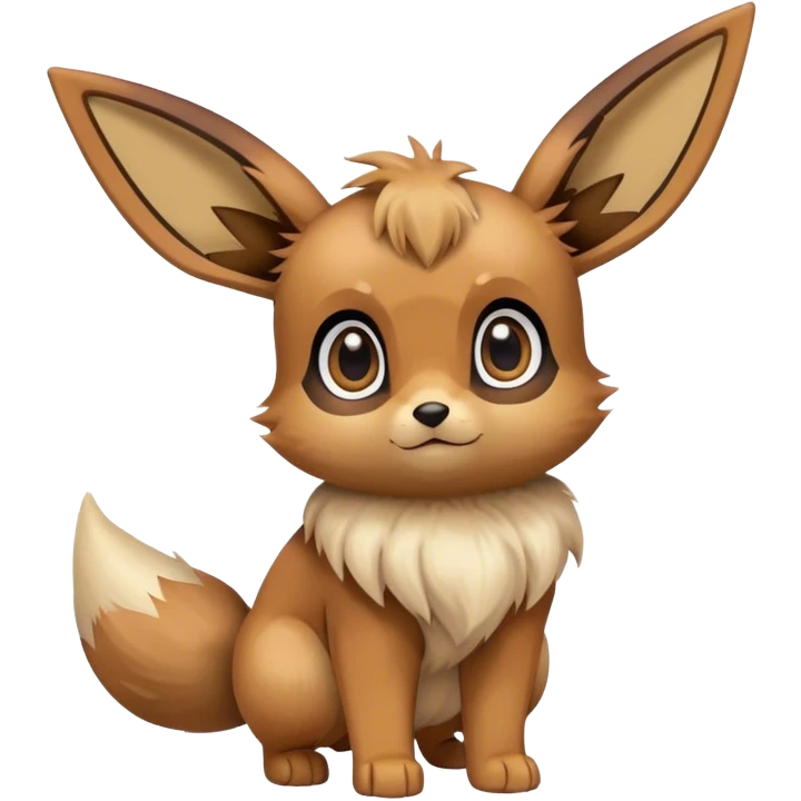 Eevee, full body, high quality emoji