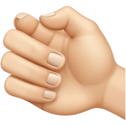 hand with middle finger, pointer finger, and thumb up emoji