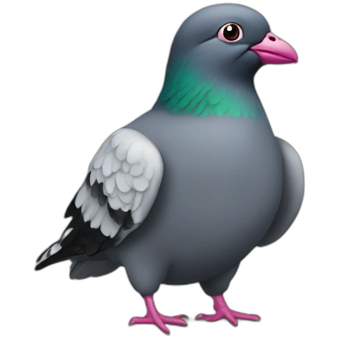 Rapper pigeon emoji