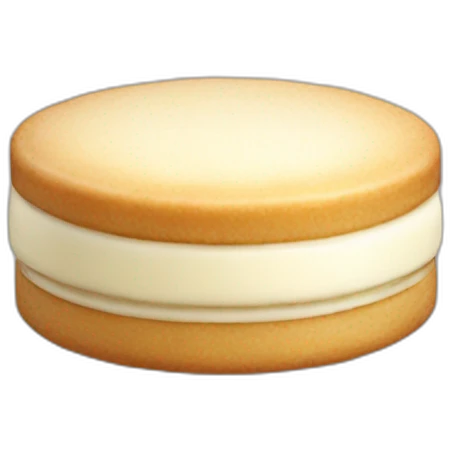 white chocolate alfajor emoji