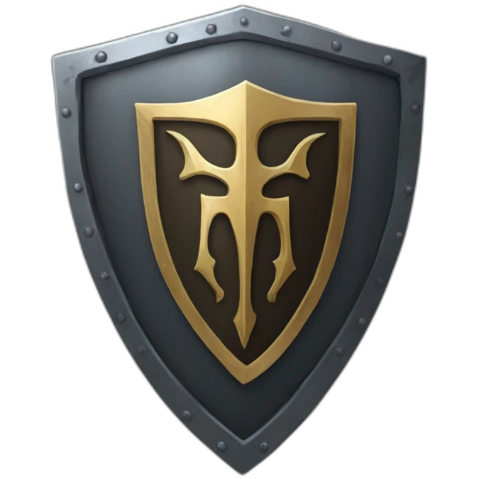 Gothic shield emoji