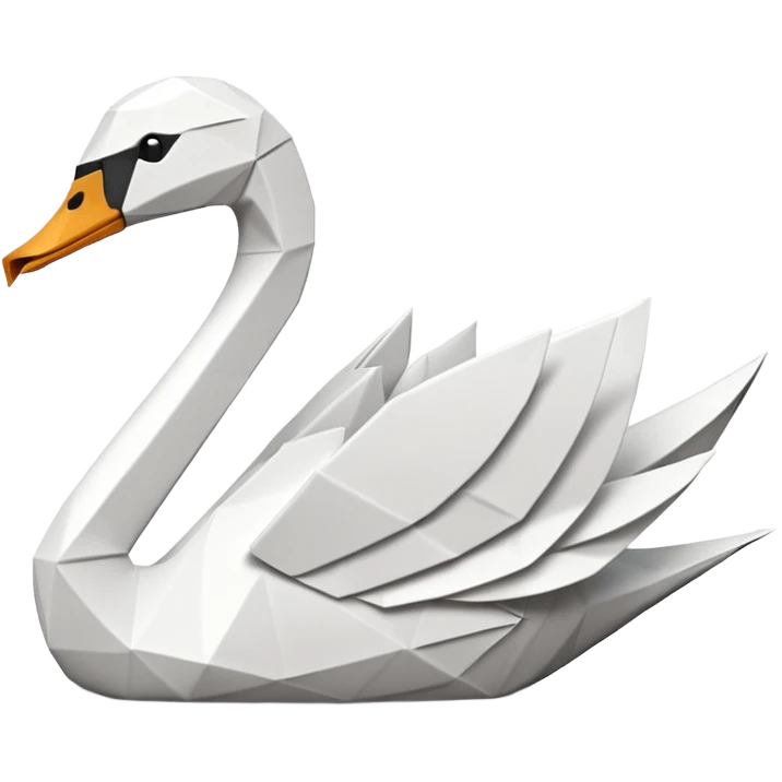 Origami swan like Prison Break version which Michel Scolfild made one. emoji