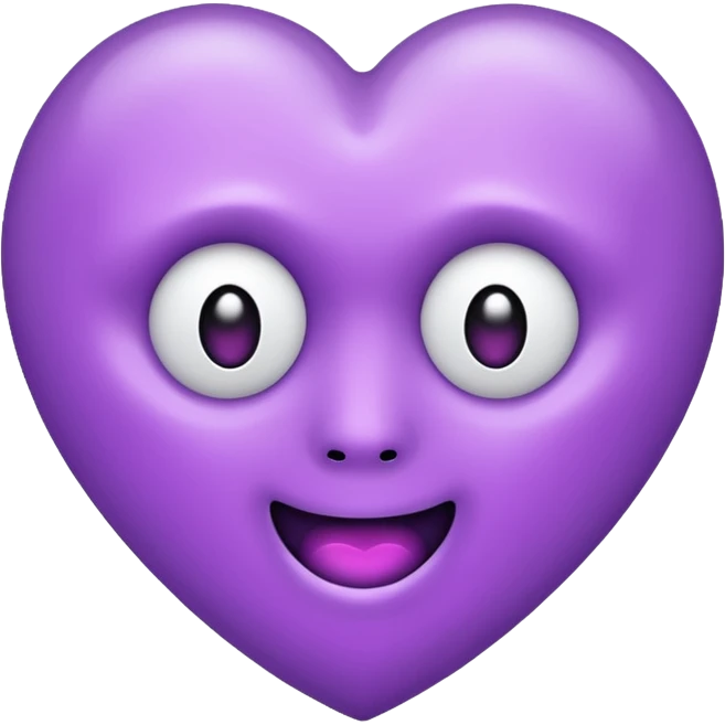 Light purple heart emoji with a Ghostface face emoji
