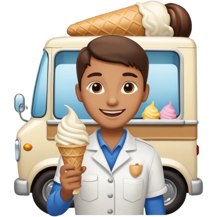 ice cream truck server emoji