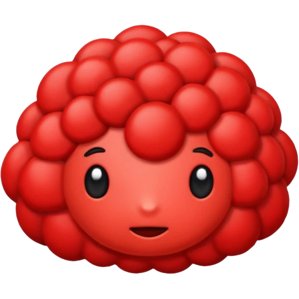 red clump emoji