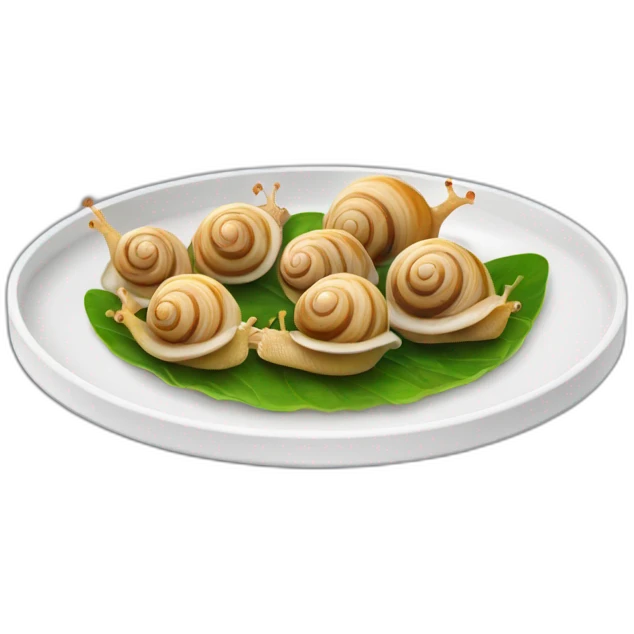 plate of snails emoji