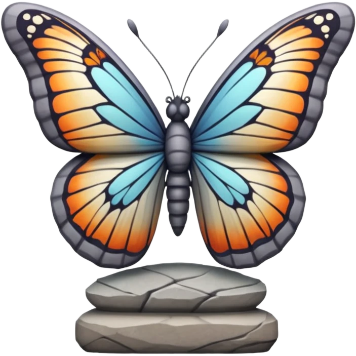 🗿🦋 emoji