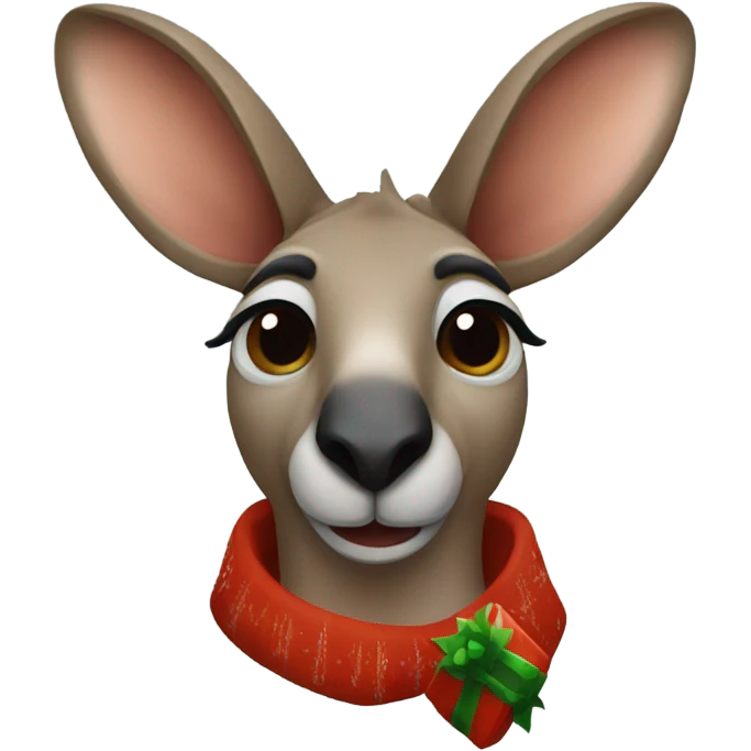Kangaroo Christmas  emoji