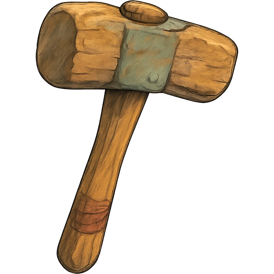 ghibli style hammer emoji