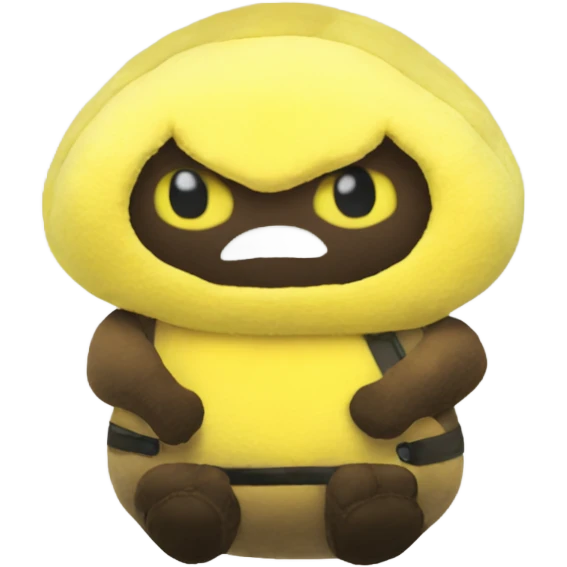 yellow shinada global ottter plush emoji