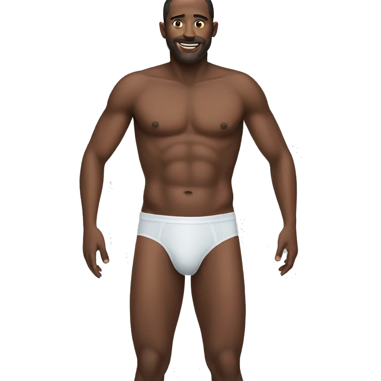 man with underwear emoji