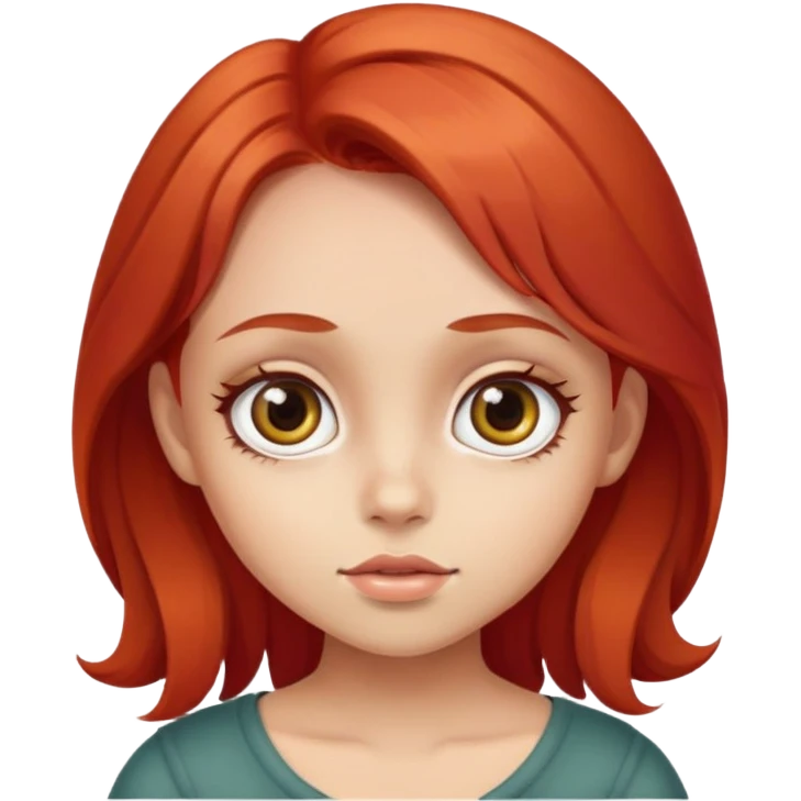 Little Red fo with big eyes emoji