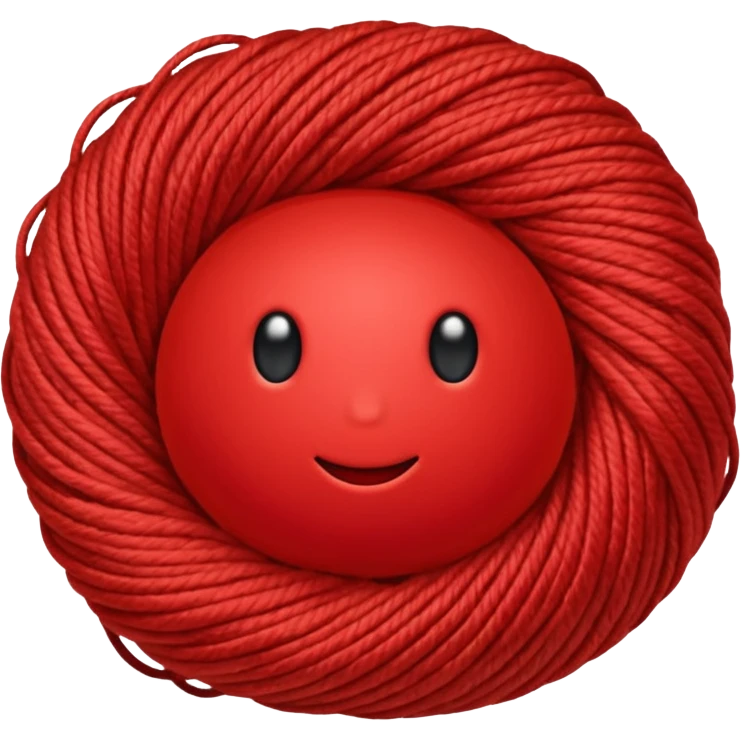 red ball of yarn emoji