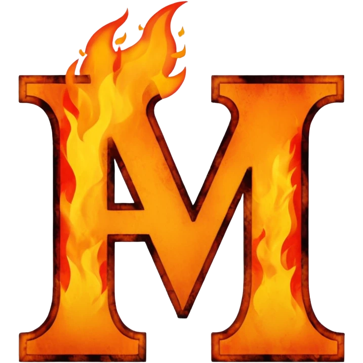 Can you make a banner that says PYRO in gothic letters, the letters should also be on fire  emoji