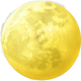 YELLOW MOON emoji