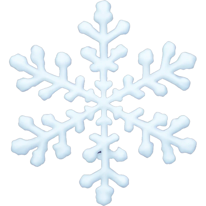 snow flakes  emoji