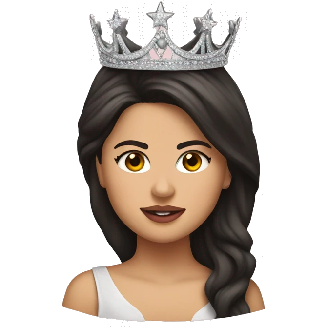 selena gomez with crown emoji