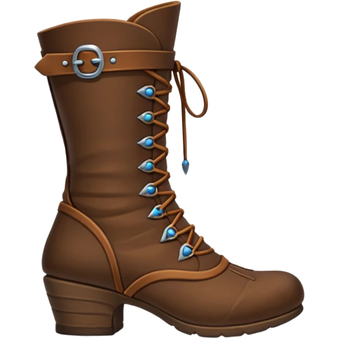 medievil boots, fantasy adveture boots, female emoji